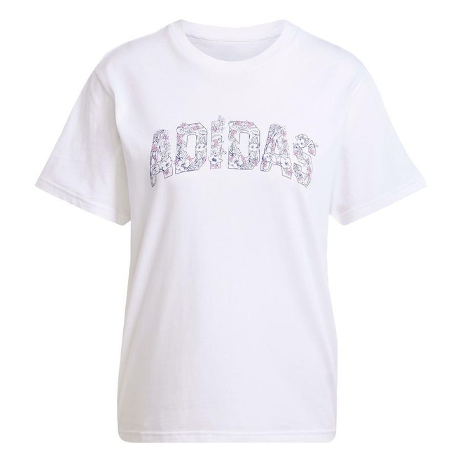 Camiseta adidas Estampada Tech Illustrate - Feminina - Foto 1