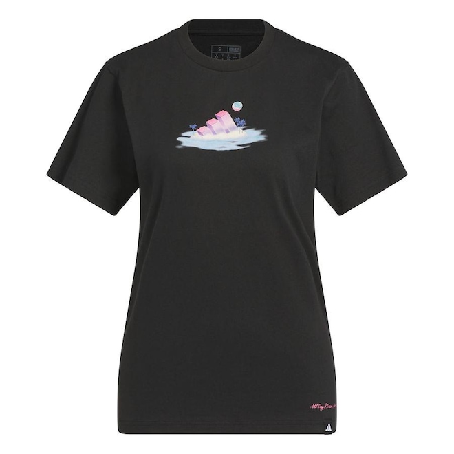 Camiseta adidas Estampada All Day I Dream About Summer (A.D.I.D.A.S.) - Feminina - Foto 1