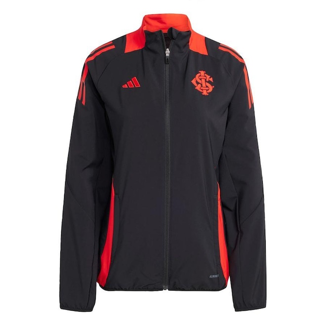 Jaqueta Apresentação do Internacional Tiro 24 adidas - Feminina - Foto 1