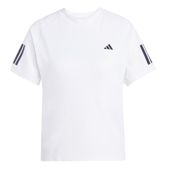Camiseta adidas Club Três Listras Tennis Climacool - Feminina - Foto 1
