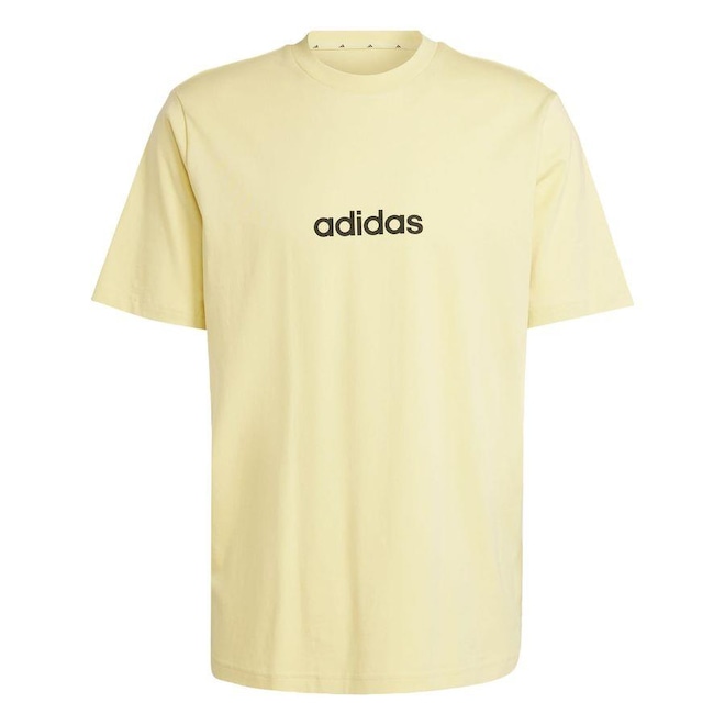 Camiseta adidas Essentials Linear Single Jersey - Masculina - Foto 1