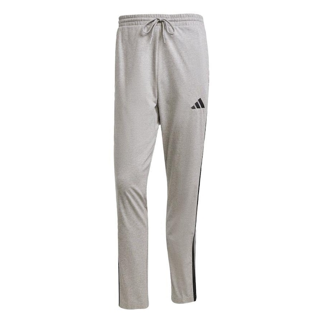 Calça adidas Malha Simples Essentials Três Listras - Masculina - Foto 1