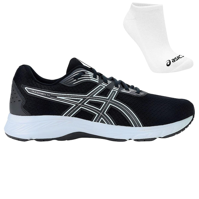 TÊNIS ASICS RAIDEN 4 + MEIA - MASCULINO - Foto 1