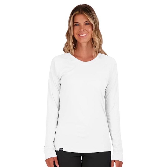 Camiseta UV Slim Fitness Proteção Solar Segunda Pele Feminina - Foto 1