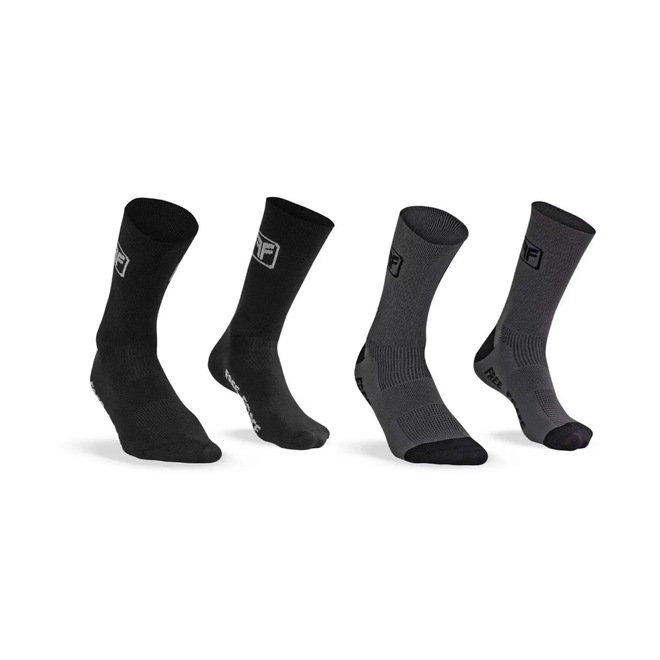 Meia Cano Médio de Ciclismo Free Force - 2 Unidades - Masculina - Foto 1