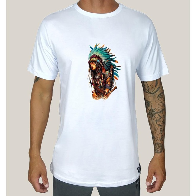 Camiseta Wss Algodão Prime Tribal Essence - Masculina - Foto 1