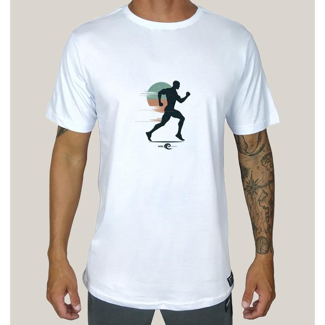 Camiseta Wss Algodão Prime Night Run - Masculina - Foto 1