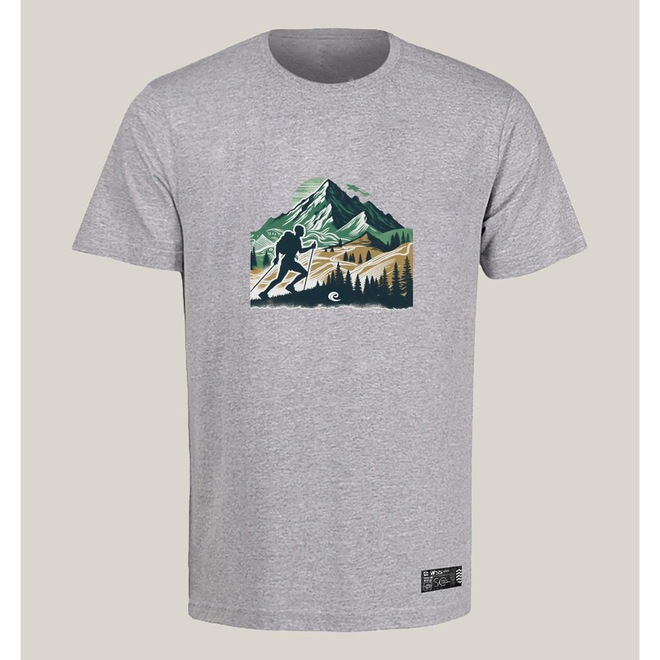 Camiseta Wss Algodão Prime Mountain Summit - Masculina - Foto 1