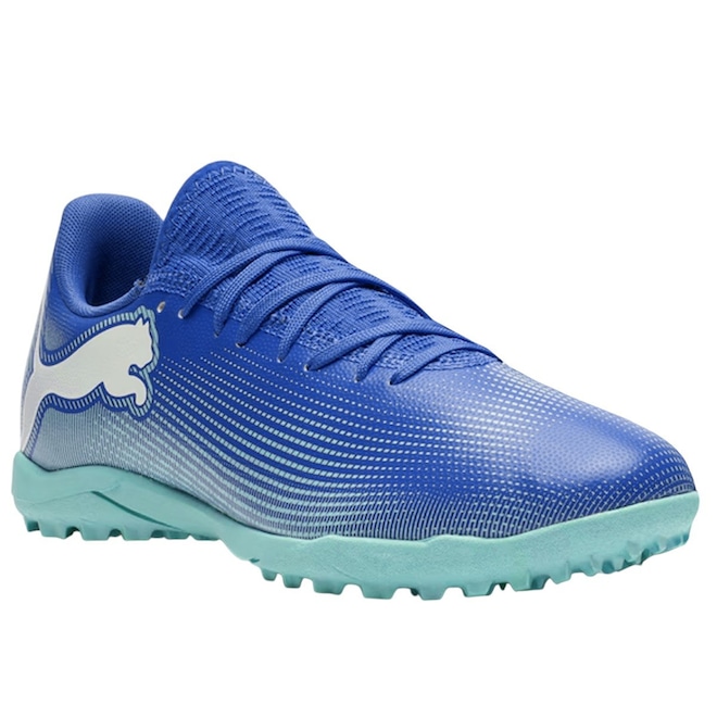 Chuteira Society Puma Future 7 Play - Infantil - Foto 1