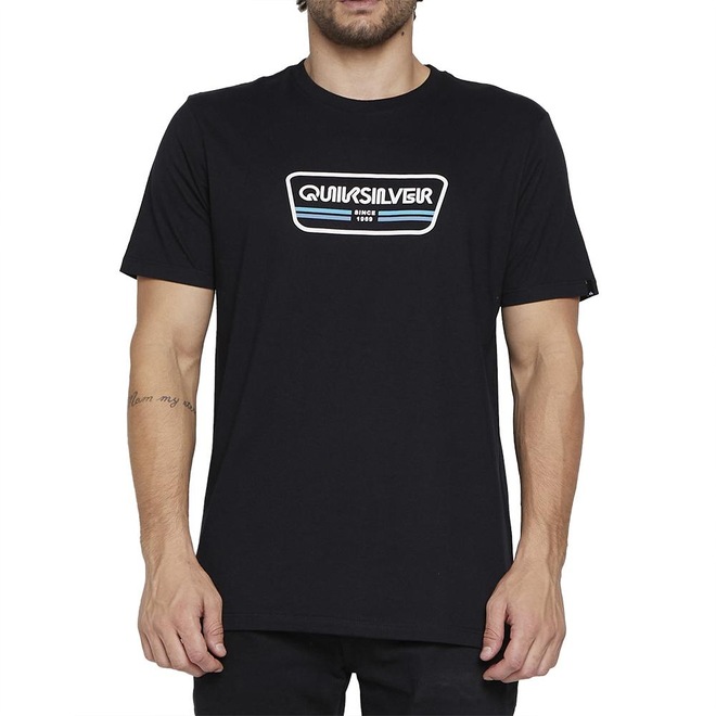 Camiseta Quiksilver Range Life Front SM25 - Masculina - Foto 1