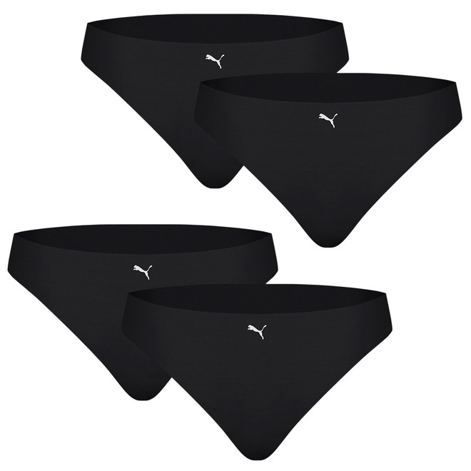 Calcinha Puma Corte a Fio - Feminina - 4 Unidades - Foto 1