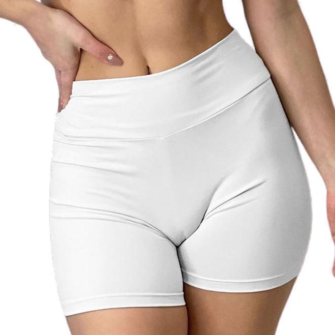 Shorts Cinta Modeladora Legging Alta Compressão Slim Fitness - Foto 1