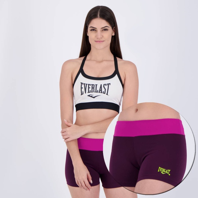 Conjunto Everlast Shorts + Top - Feminino - Foto 1