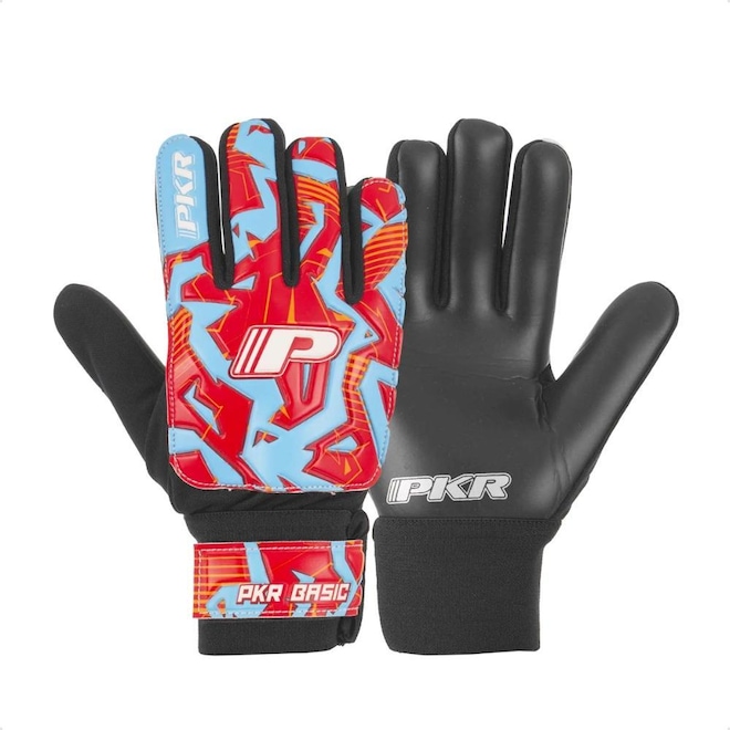 Luva de Futebol de Campo Poker Training Pkr Basic - Infantil - Foto 1