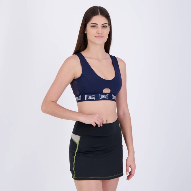 Conjunto Everlast Shorts Saia e Top Basic - Feminino - Foto 1