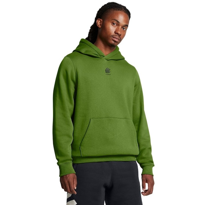 Blusão de Moletom Under Armour Curry Splash - Masculino - Foto 1