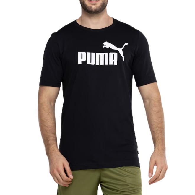 Camiseta Puma Ess Logo TEE - Masculino - Foto 1
