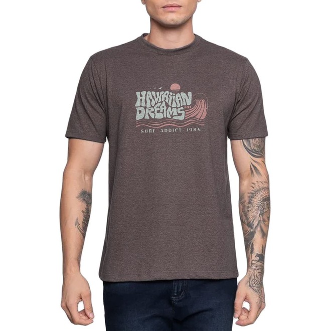 Camiseta HD Surf Addict - Masculina - Foto 1