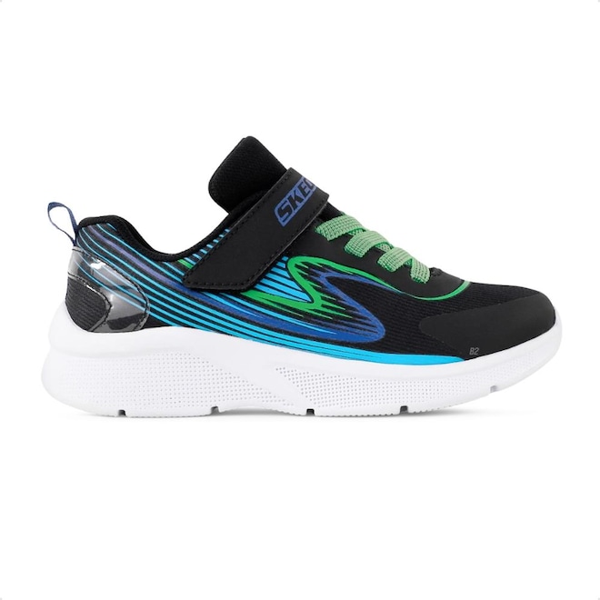 Tênis Skechers Microspec Accelerate - Infantil - Foto 1