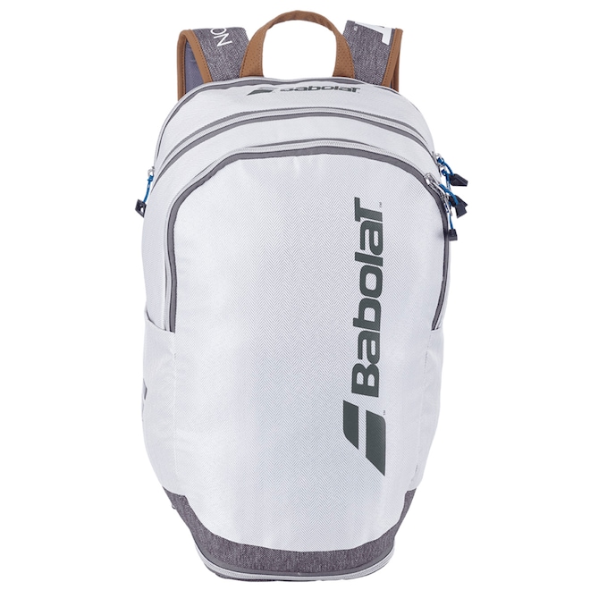 Mochila Raqueteira Babolat Backpack Wimbledon Branca 28L - Foto 1