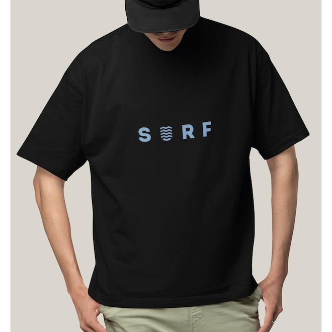 Camiseta Oversized Prime WSS Surf - Masculina - Foto 1