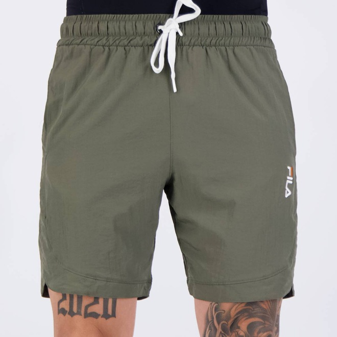 Shorts Fila Block Letter Masculino - Foto 1