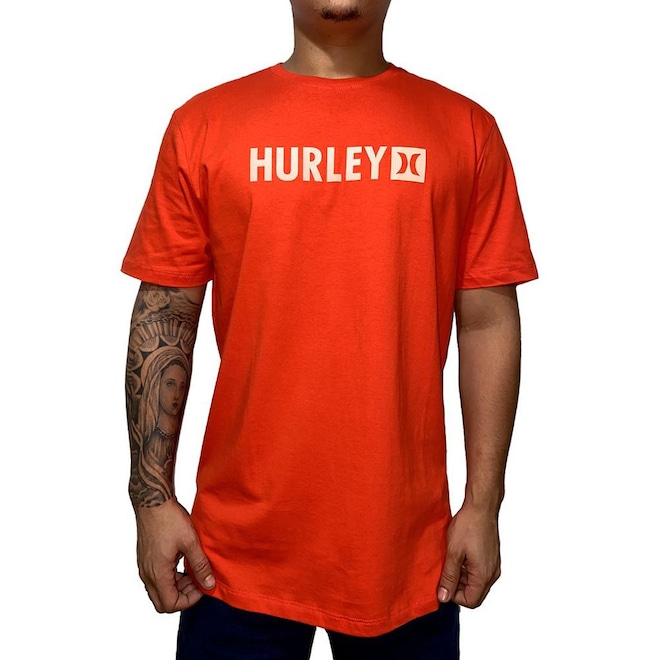 Camiseta Hurley Square SM25 - Masculina - Foto 1