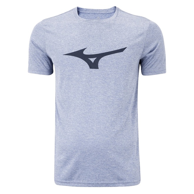 Camiseta Mizuno Run Spark Mescla - Masculina - Foto 1