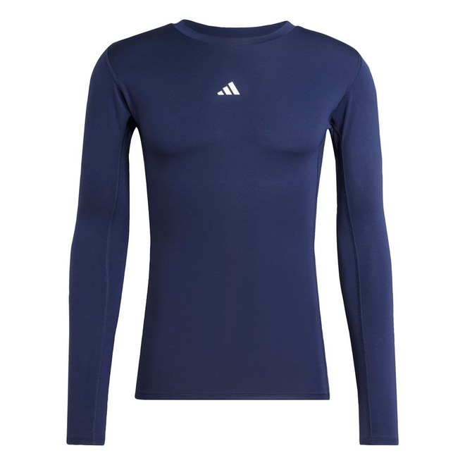Camiseta de Treino Manga Longa adidas Techfit Compression - Masculina - Foto 1