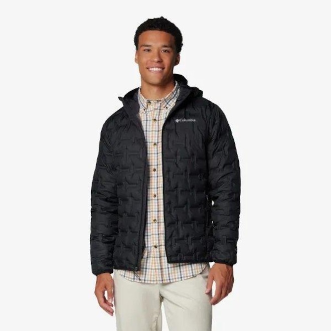 Jaqueta Columbia Down Delta Ridge Com Capuz - Masculino - Foto 1