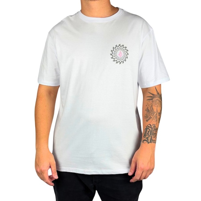 Camiseta Volcom Rabbit Hole Plus Size - Masculino - Foto 1