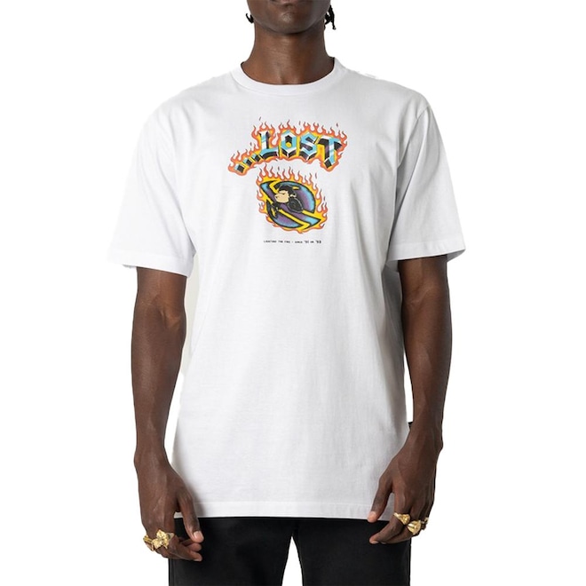 Camiseta Lost Flames - Masculina - Foto 1