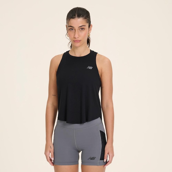 Regata New Balance Drapey Feminina - Foto 1