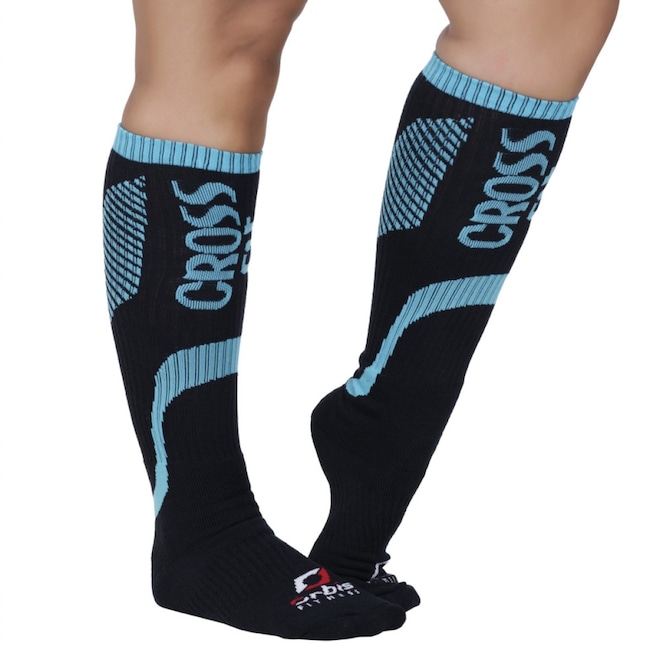 Meia de Compressão Orbis Fitness Academia Cano Longo - Foto 1