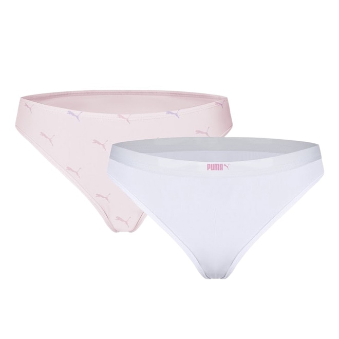 Calcinha Puma Microfibra - 2 Unidades - Feminina - Foto 1