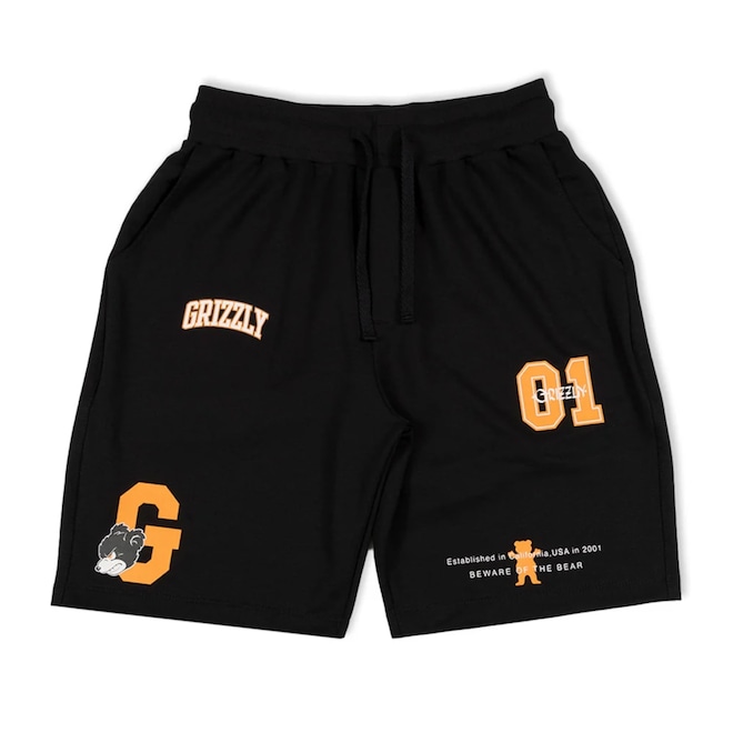 Bermuda de Moletom Grizzly Third Down - Masculina - Foto 1