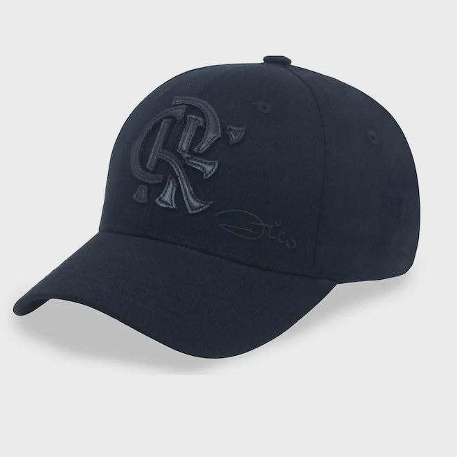 Boné Aba Curva do Flamengo SuperCap Zico Bordado - Snapback - Adulto - Foto 1
