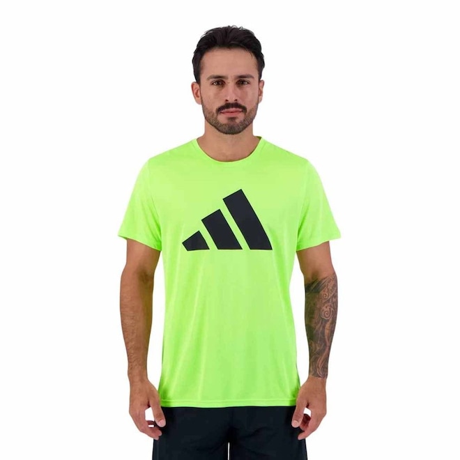 Camiseta Adidas M/c Run It Jj7812 - Masculina - Foto 1