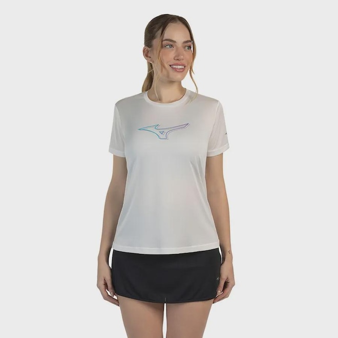 Camiseta Mizuno Energy Stamp - Feminina - Foto 1