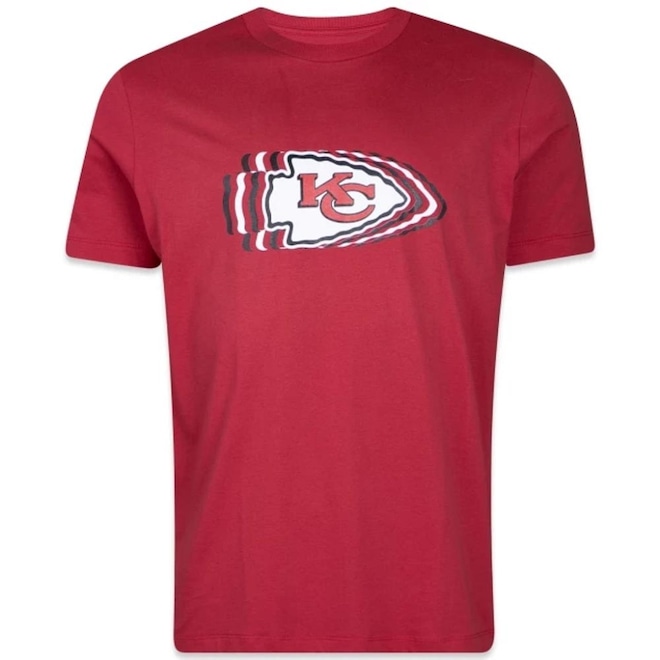 Camiseta New Era Kansas City Chiefs All Core World Logo - Masculina - Foto 1