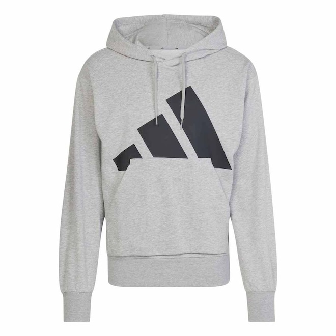 Blusão de Moletom adidas Big Logo com Capuz - Masculino - Foto 1