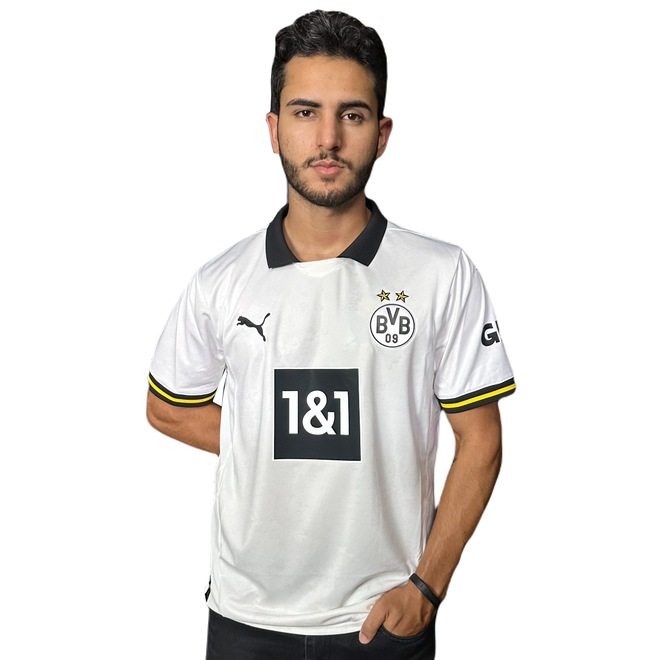 Camisa Borussia Dortmund Puma 24/25 Uniforme 3 Torcedor - Masculino - Foto 1
