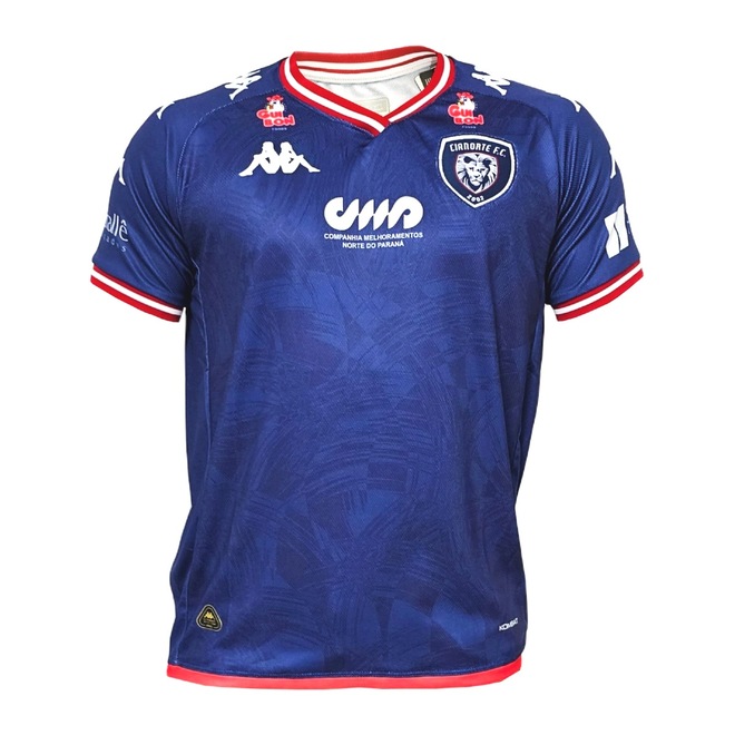 Camisa Cianorte 2025 Kappa Uniforme 1 - Masculina - Foto 1