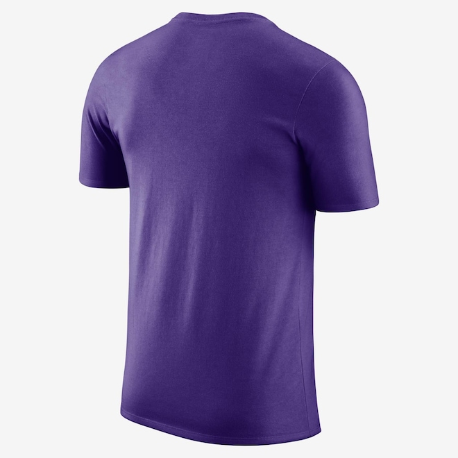 Camiseta Nike NBA Los Angeles Lakers Courtside - Masculina - Foto 1