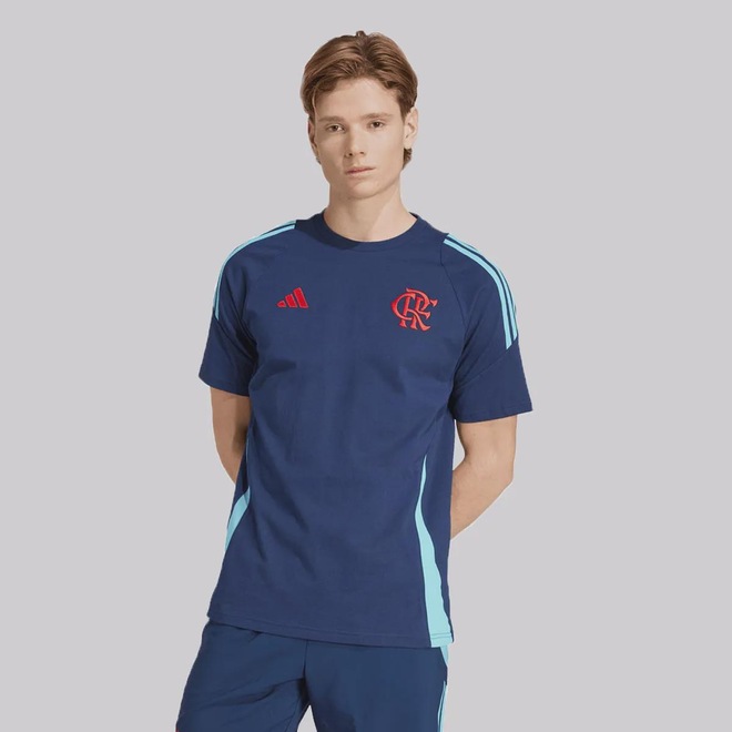 Camiseta Adidas Flamengo Viagem 2025 - Masculina - Foto 1