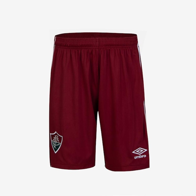 Calção Umbro Fluminense Of. 2 2024 - Infantil - Foto 1