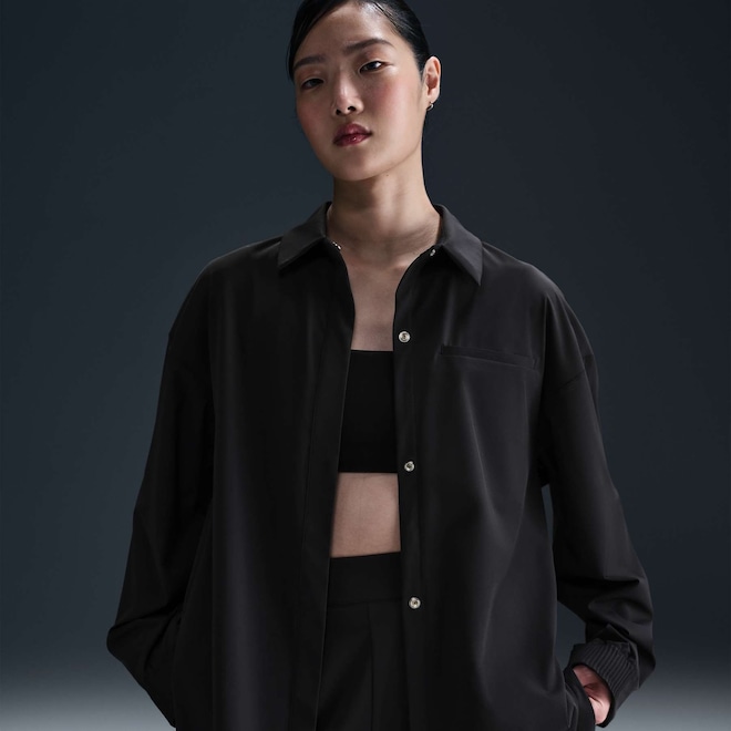 Camiseta Nike Dri-Fit Oversized - Feminina - Foto 1