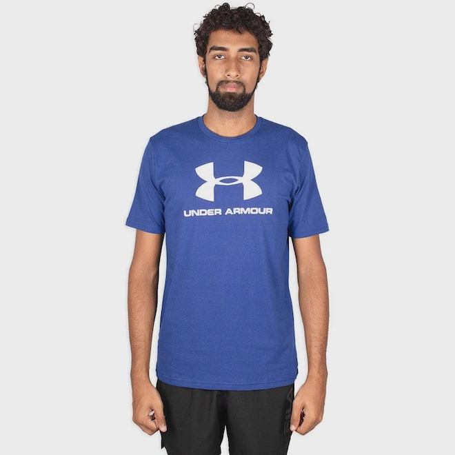 Camiseta Under Armour Sportstyle Logo SS - Masculina - Foto 1