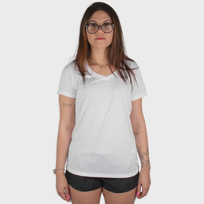 Camiseta Under Armour Tech V Neck - Feminina - Foto 1