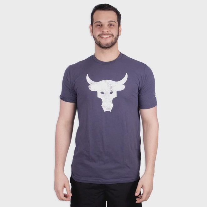 Camiseta Under Armour Project Rock Brahma Bull - Masculina - Foto 1